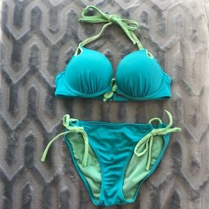 Turquoise Victoria’s Secret Bikini Set